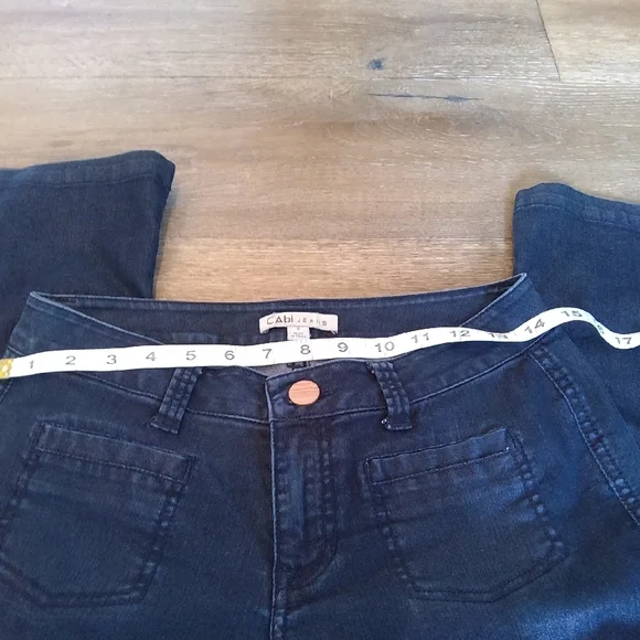 CAbi Dark Blue Wide Leg Jeans - Picture 7 of 9